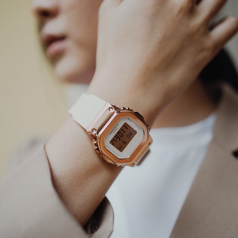 G-Shock Women's Watch with Black Resin & Stainless Steel Case and Black Resin Band-i-Watch-5