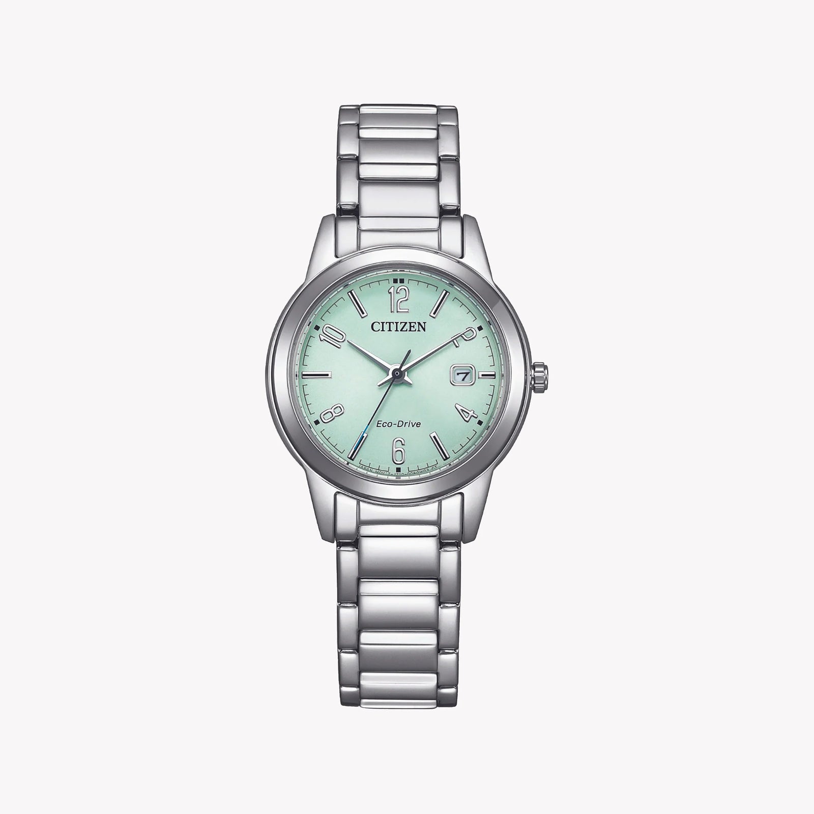Citizen Fe1241-71x - Elegant Modernity - Women's Silver Stainless Steel Watch With Light Green Dial by i-watch