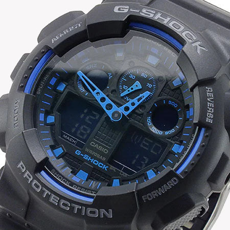 G-Shock Men's Black Resin Watch, Digital Display | Ga-100-1a2 by i-watch