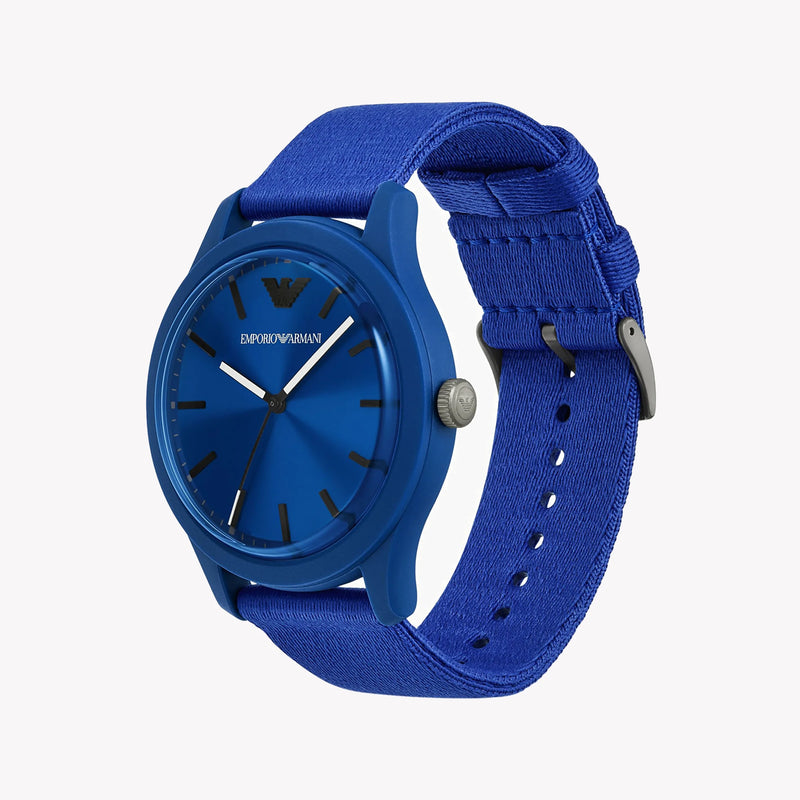 Emporio Armani Men's Blue Plastic Watch, Blue Dial | Ar11616 by i-watch