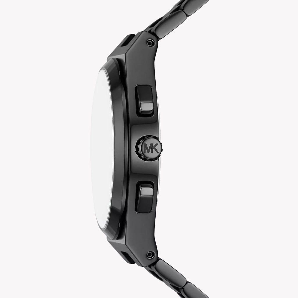 MICHAEL KORS MK9146 BOLD SOPHISTICATION - MEN'S BLACK STAINLESS STEEL WATCH WITH PRECISION MOVEMENT-i-Watch-2