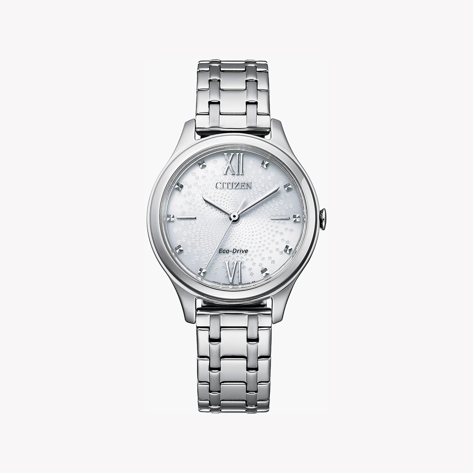 Citizen Women's Silver Watch, White Dial | Em0500-73a by i-watch