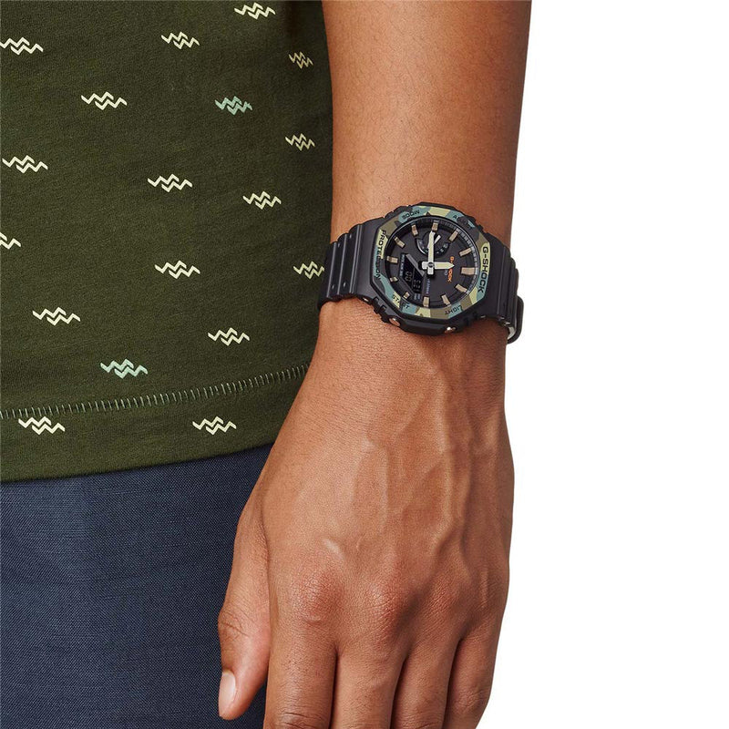 Casio G-Shock Men's Black Resin Watch, Black Dial | Ga-2100su-1aer