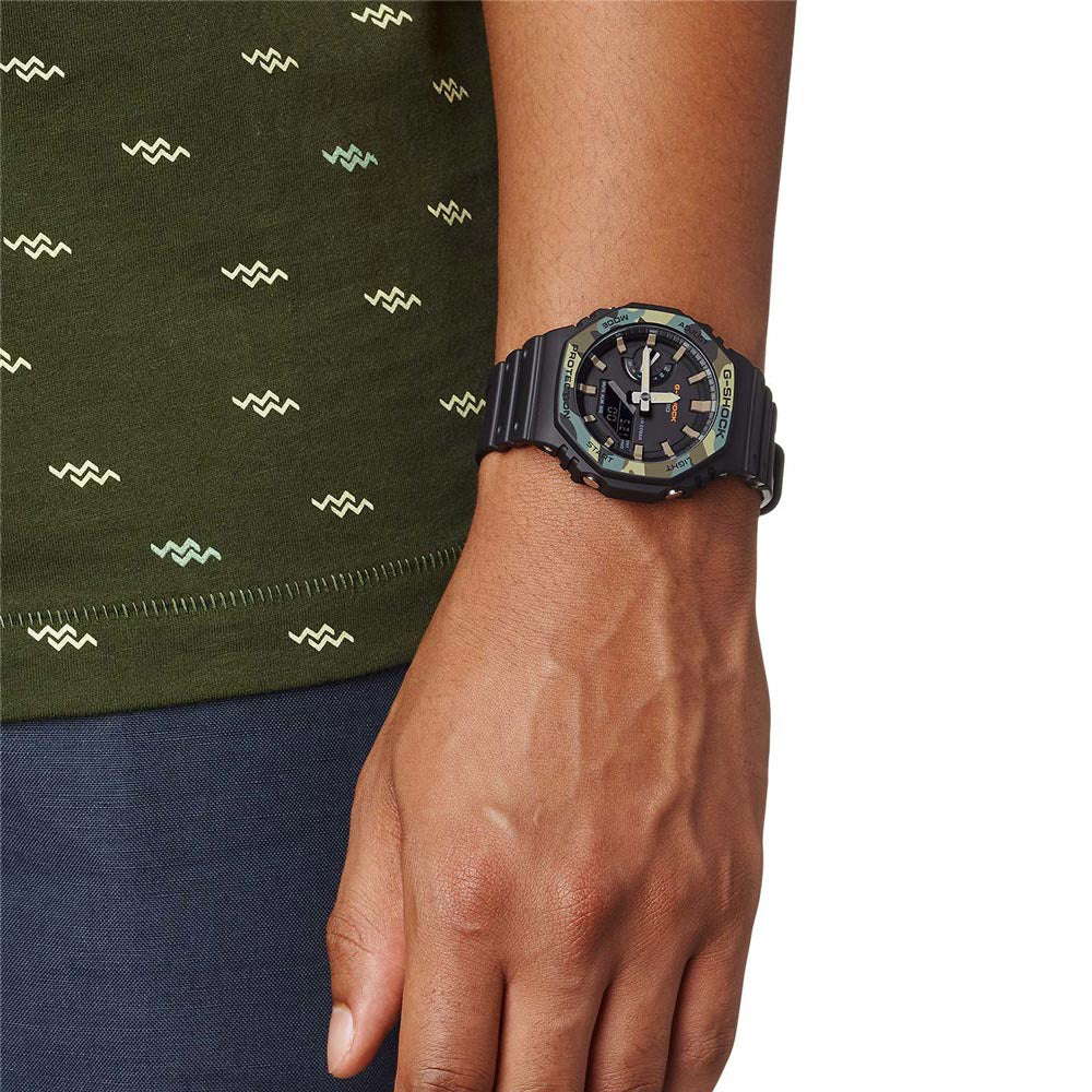 CASIO G-SHOCK GA-2100SU-1AER NOIR DYNAMIC - MONTRE POUR HOMMES ULTIMATE ADVENTURE