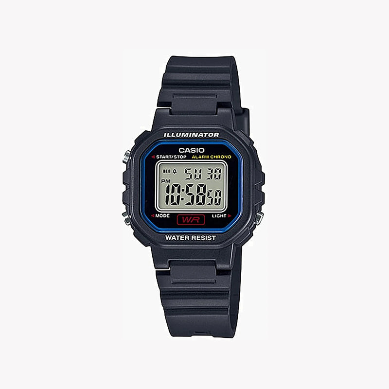 Casio Unisex Black Resin Watch, Digital Display | La-20wh-1c by i-watch