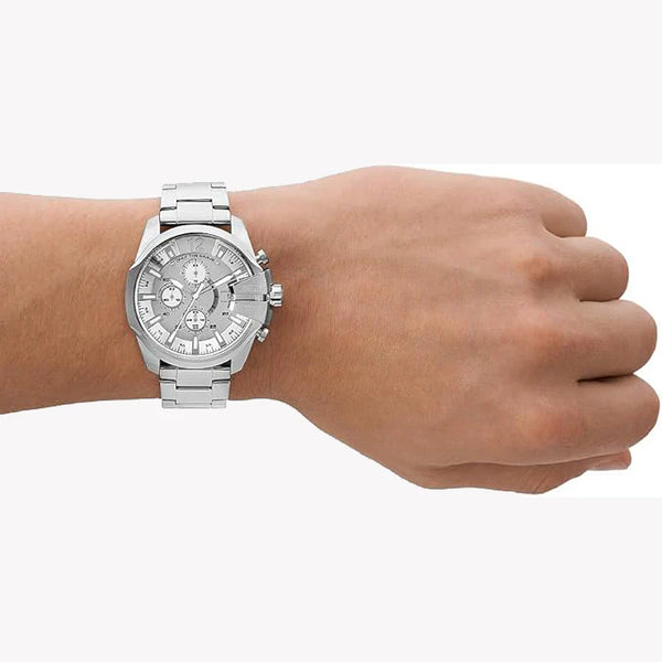 Diesel Men's Silver Stainless Steel Watch, Silver Dial | Dz4652 by i-watch