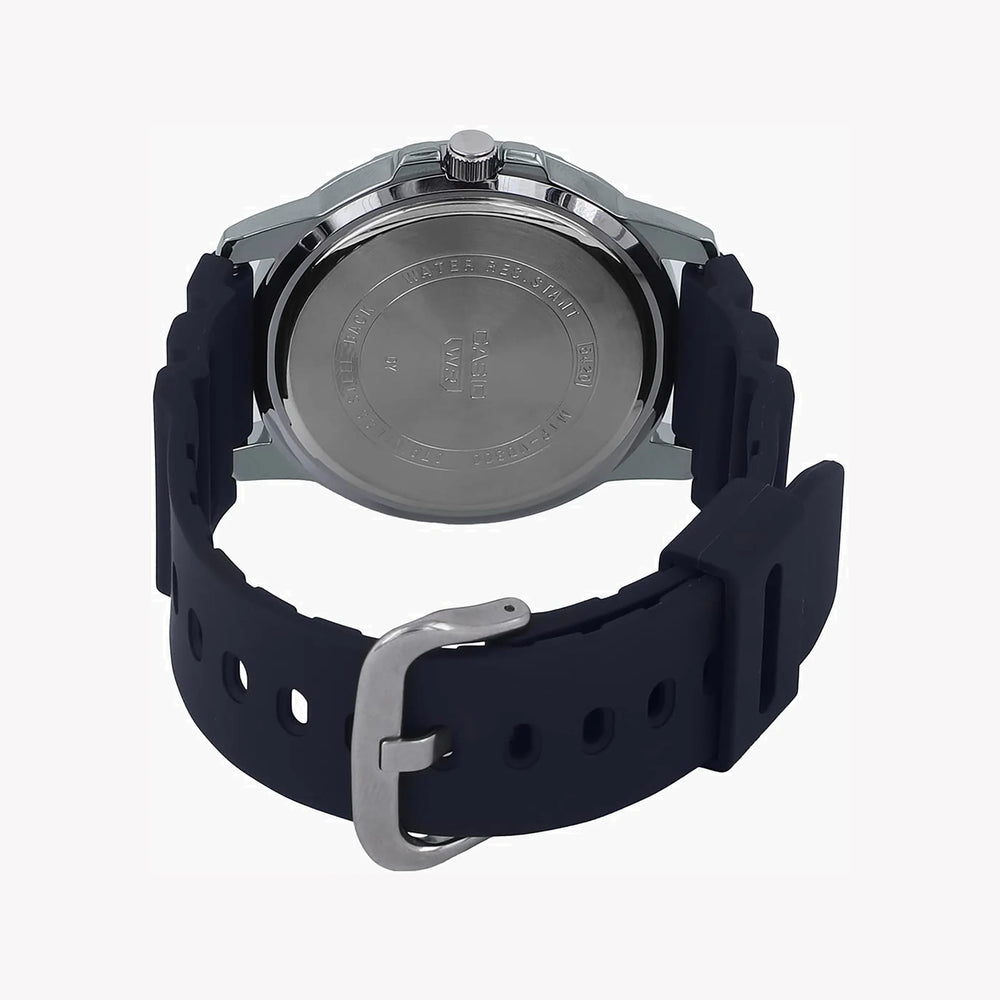Casio Men's Stainless Steel Black Watch, Resin Band | Mtp-Vd300-1b by i-watch