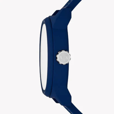 ARMANI EXCHANGE AX1448 – BLUE ADVENTURER MEN'S WATCH WITH SPORTY SILICONE BAND-i-Watch-2