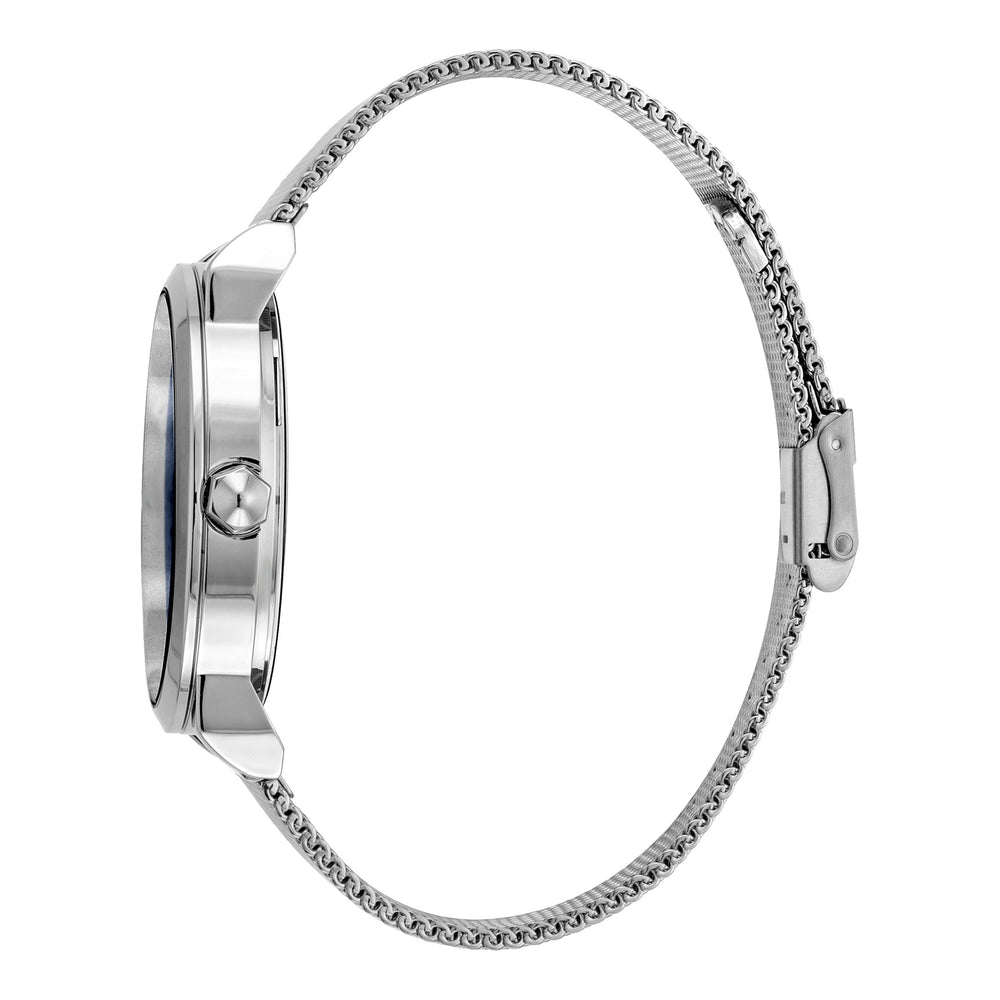 Just Cavalli Jc1g079m0055 Elegant Blue Dial Men's Watch - Timeless Silver Stainless Steel by i-watch
