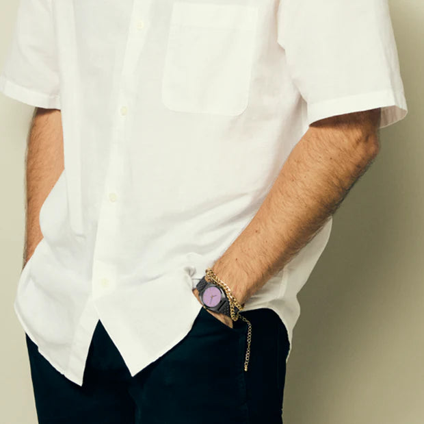 Nixon Women's Black Stainless Steel, Purple Dial | A1130-5271 by i-watch