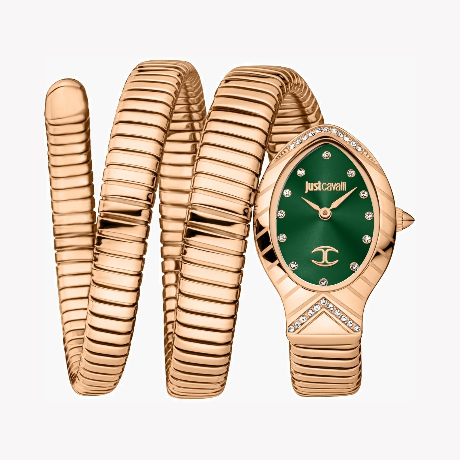Just Cavalli Women's Rose Gold Watch, Green Dial | Jc1l248m0045 by i-watch