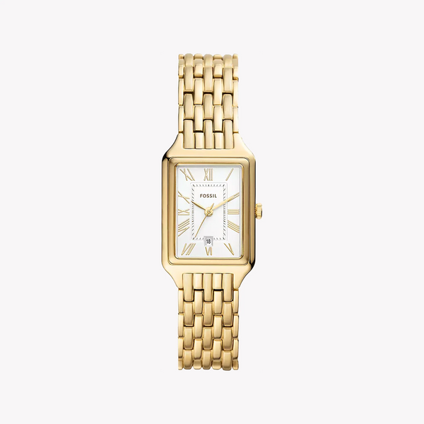 Fossil Women's Gold Stainless Steel Watch, Silver Dial | Es5220 by i-watch