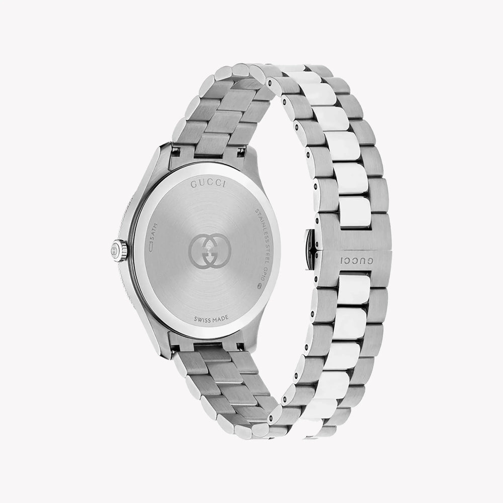 Gucci Unisex Stainless Steel Watch, Silver Dial | Ya1264232 by i-watch