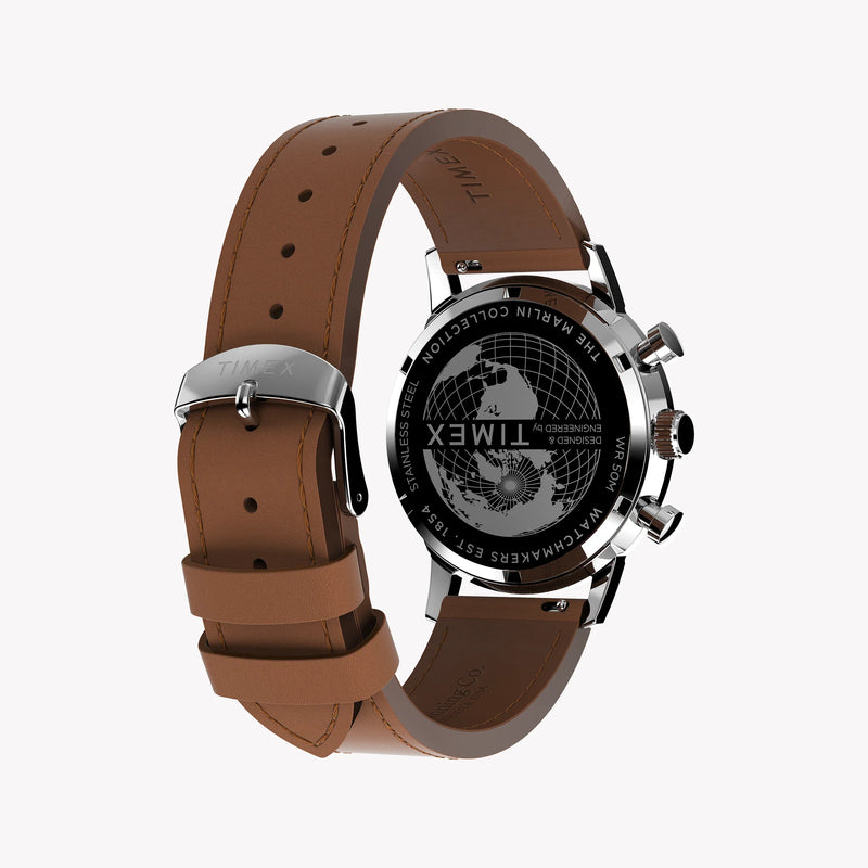 Timex Marlin Quartz Chrono - Modern Classic Men's Timepiece With Chronograph And Leather Strap by i-watch