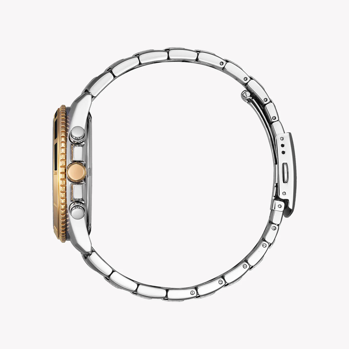 Citizen Men's Silver & Gold Watch, Gold Dial | An8204-59x – i-watch