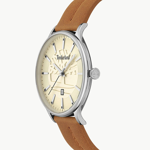 Timberland Men's Stainless Steel Watch, Brown Leather | Tbl15488js07 by i-watch