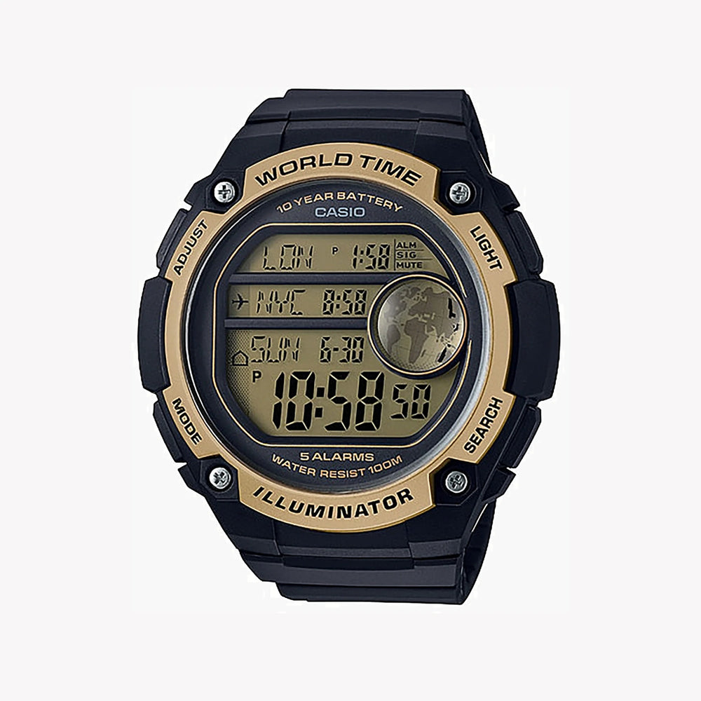 Casio Ae-3000w-9avdf Adventure Ready - Men's Sporty Multi-Functional Watch With Black Resin Band by i-watch