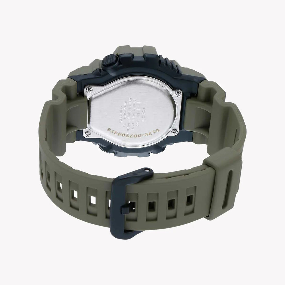 Casio Men's Green Resin Watch, Durable Style | Hdc-700-3a2vdf by i-watch