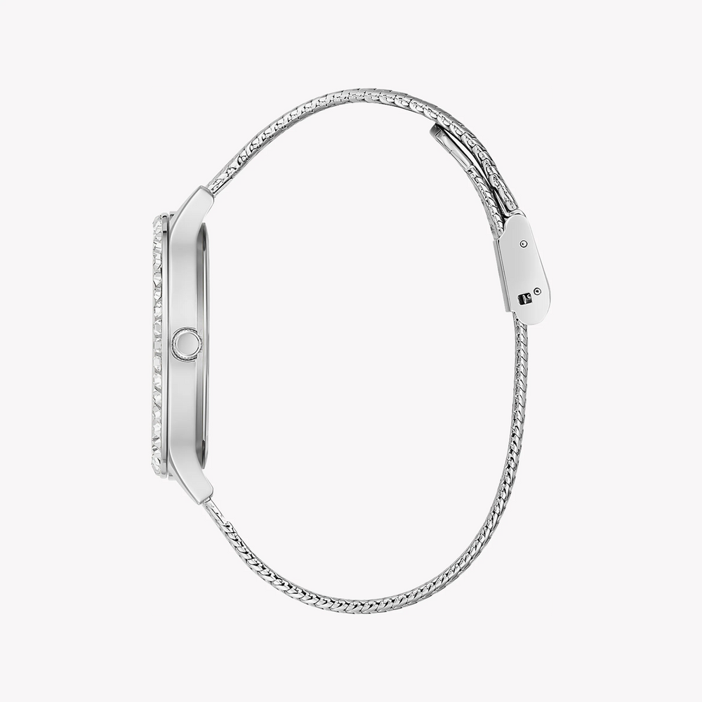 Guess Women's Silver Stainless Steel Watch, Silver Dial | Gw0402l1 by i-watch