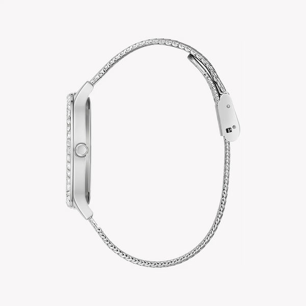 Guess Women's Silver Stainless Steel Watch, Silver Dial | Gw0402l1 by i-watch