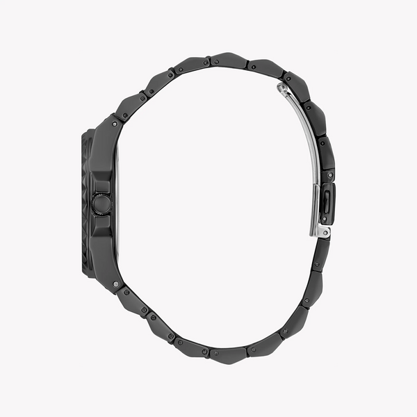 Guess Women's Black Stainless Steel Watch, Black Dial | Gw0601l2 by i-watch