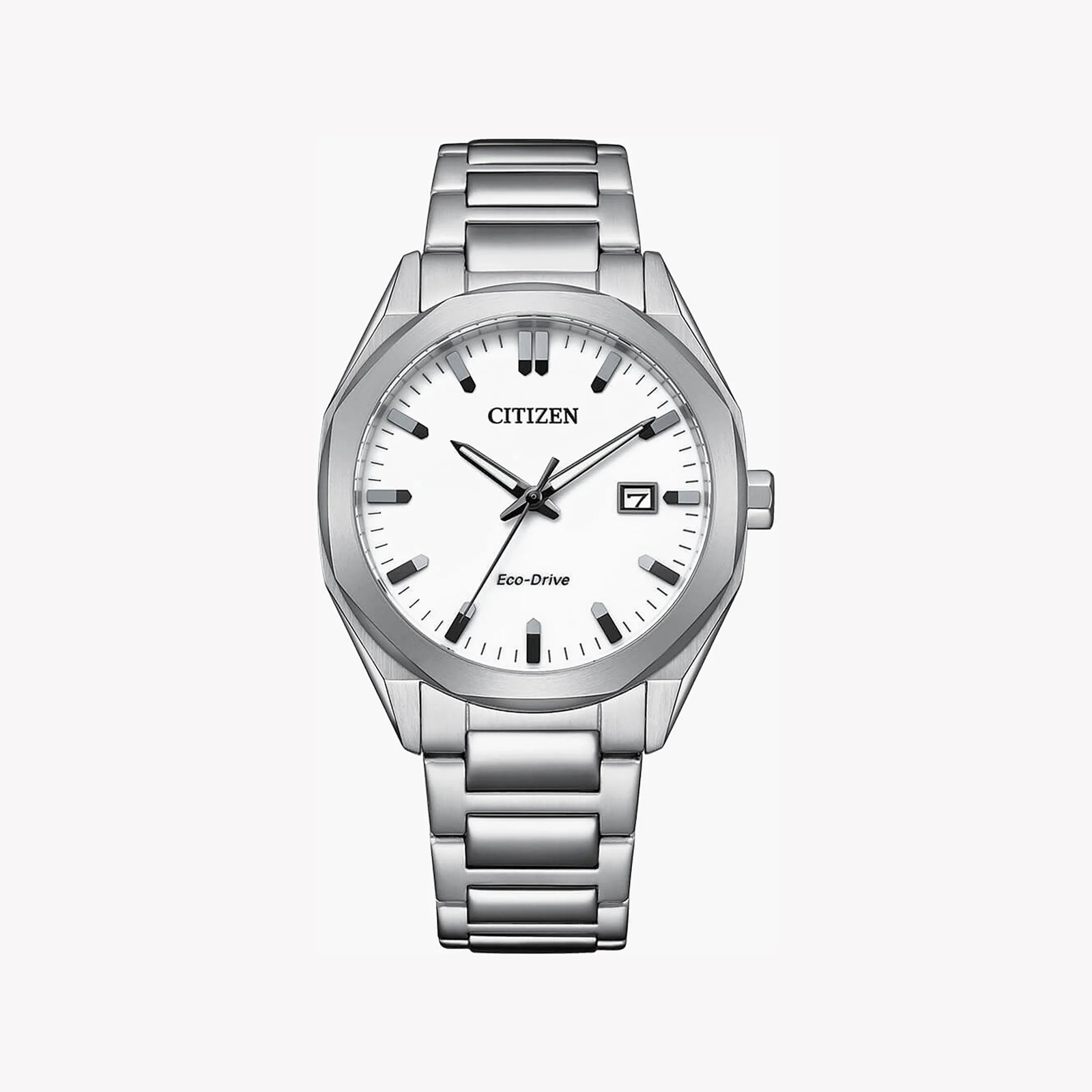 Citizen Men's Silver Stainless Steel Watch, White Dial | Bm7620-83a by i-watch