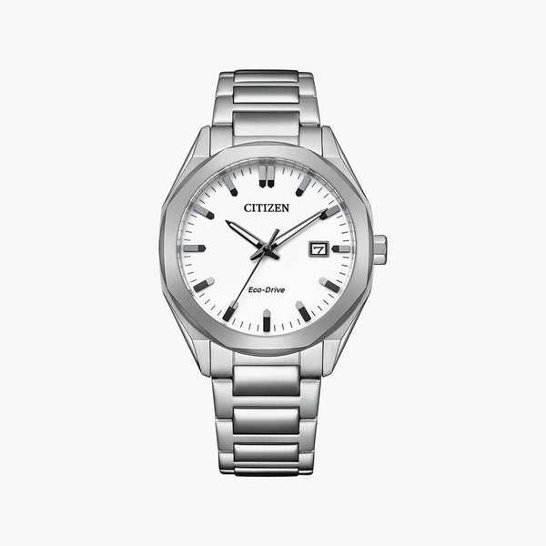 Citizen Men's Silver Stainless Steel Watch, White Dial | Bm7620-83a by i-watch