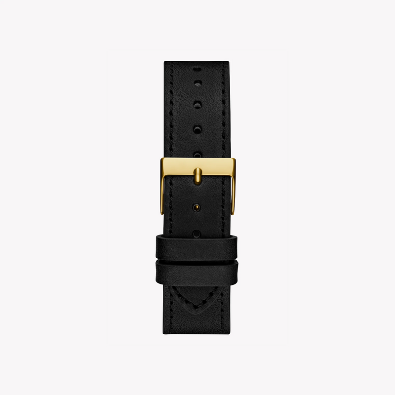 GUESS GW0547L3 - TIMELESS ELEGANCE WITH A MODERN EDGE Women's Watch in Gold and Black Leather-i-Watch-3