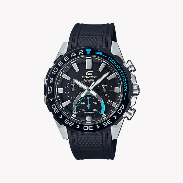 Casio Edifice Efs-S550pb-1avudf - Sporty Adventurer Chronograph Men's Watch With Black Dial & Resin Band by i-watch
