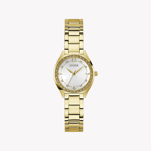 Guess Women's Gold Watch, White Dial | Gw0767l2 by i-watch