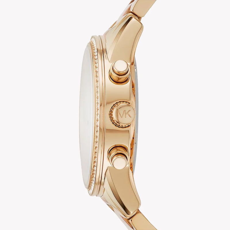 Michael Kors Women's Gold Stainless Steel, Rose Gold Dial | Mk6475 by i-watch