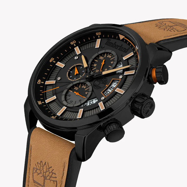 TIMBERLAND TDWGF2102603 RUGGED CHARM - BOLD MEN'S WATCH WITH LEATHER BAND & WATER RESISTANCE-i-Watch-3