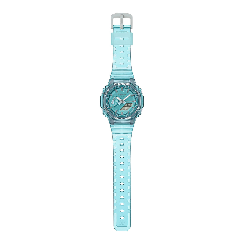 G-Shock Women's Blue Resin Watch, Sporty Design | Gma-S2100sk-2adr by i-watch