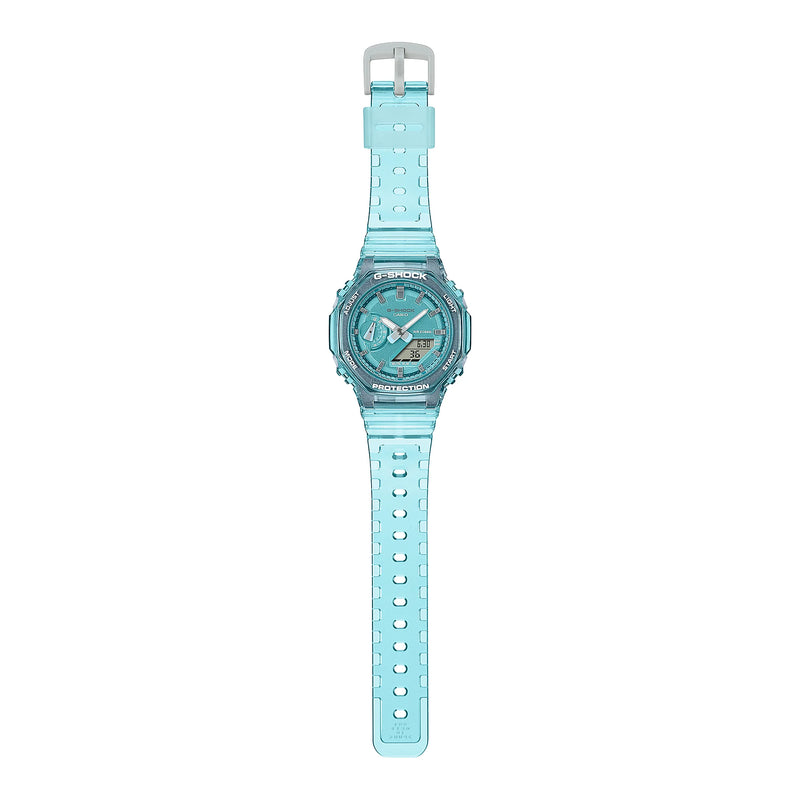 G-Shock Women's Blue Resin Watch, Sporty Design | Gma-S2100sk-2adr by i-watch