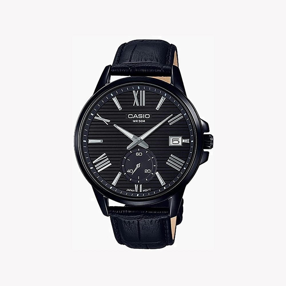 Casio Mtp-Ex100bl-1avdf Bold Adventurer - Men's Sporty Black Stainless Steel Watch by i-watch