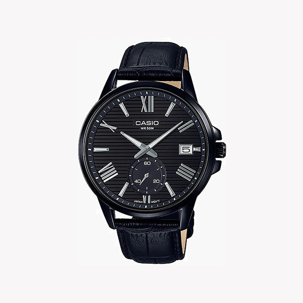 Casio Mtp-Ex100bl-1avdf Bold Adventurer - Men's Sporty Black Stainless Steel Watch by i-watch