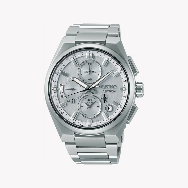 Seiko Astron Men's Silver Stainless Steel Watch, Silver Dial | Ssh159 by i-watch