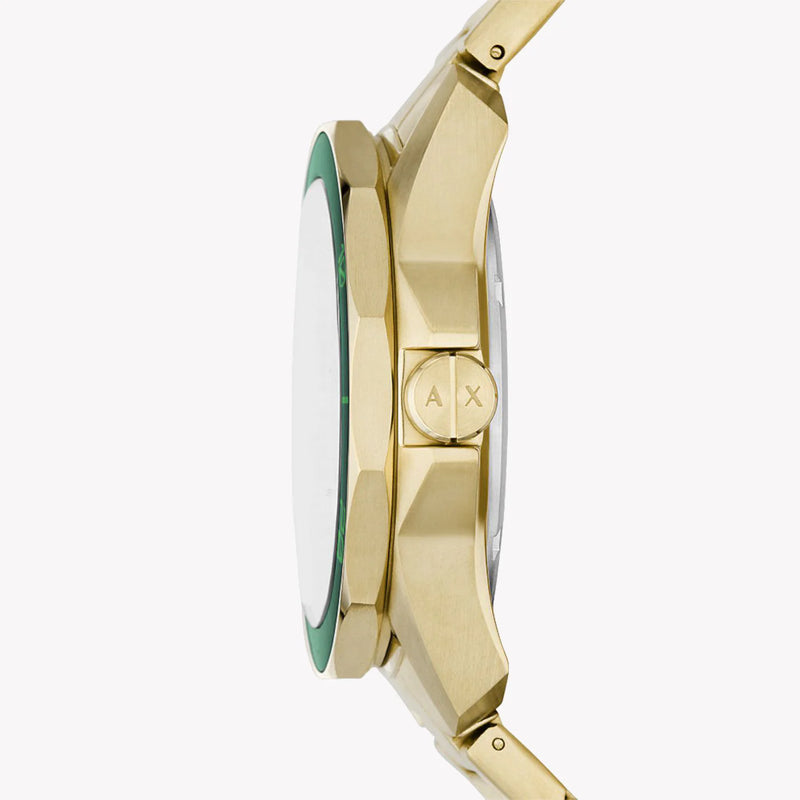 ARMANI EXCHANGE AX1951 - BOLD GOLD & GREEN MEN'S WATCH - STRIKING STYLE & FUNCTIONALITY-i-Watch-2