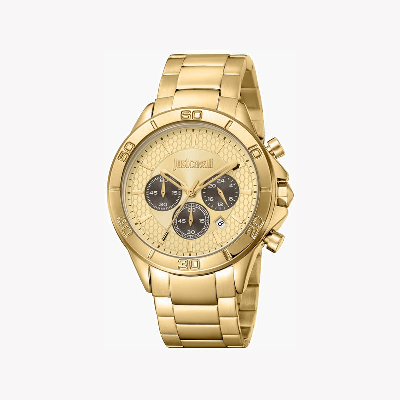 Just Cavalli Men's Gold Alloy Steel Watch, Champagne Dial | Jc1g261m0065 by i-watch