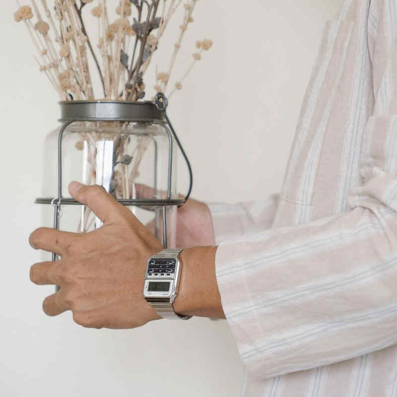 CASIO CA-500WE-7B STYLISH VERSATILITY - MODERN DIGITAL TIMEPIECE FOR MEN-i-Watch-4