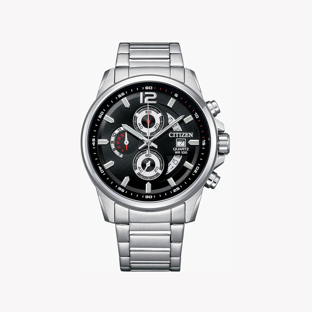 CITIZEN AN3690-56E MEN’S TIMEPIECE - STYLISH CHRONOGRAPH WITH STAINLESS STEEL ELEGANCE