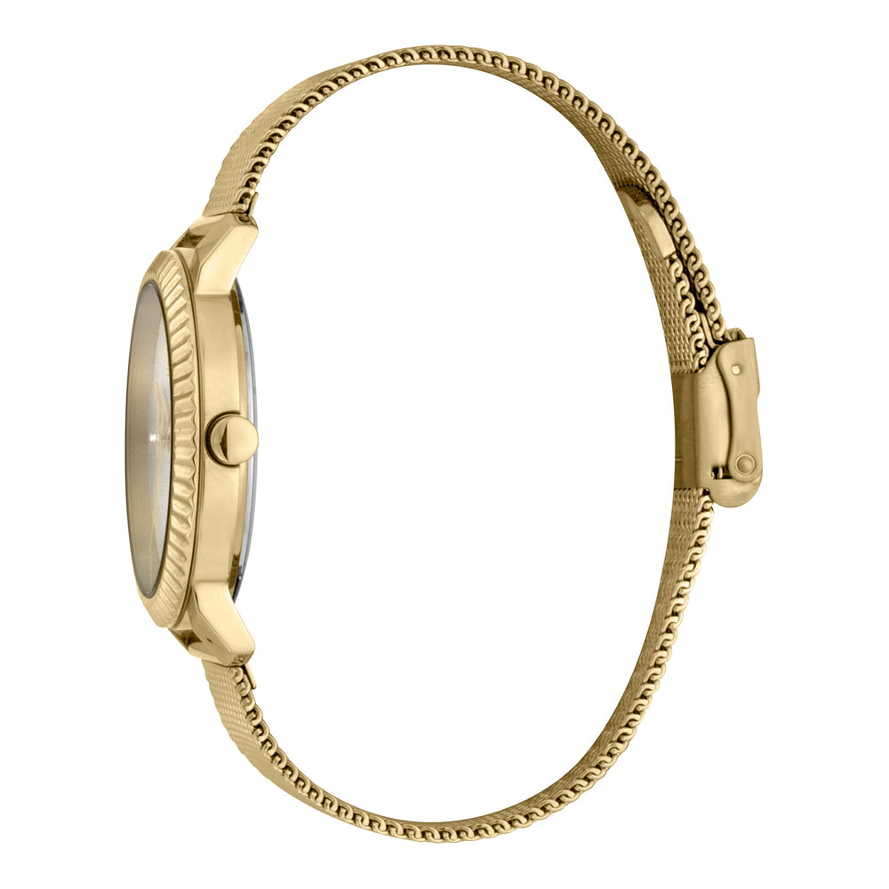 Esprit Women's Watch With Gold Stainless Steel Case And Gold Stainless Steel Band by i-watch