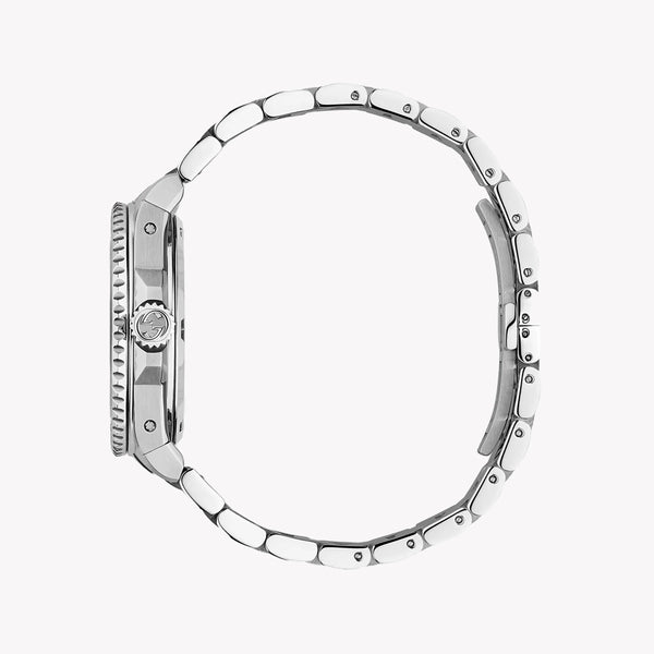 Gucci Men's Stainless Steel Watch, Orange Dial | Ya136355 by i-watch