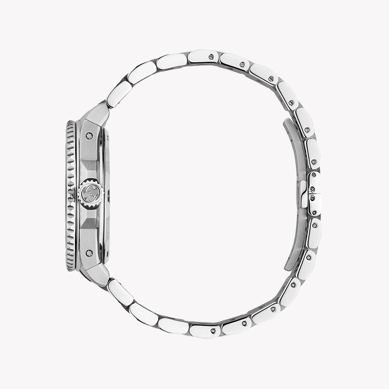 Gucci Men's Stainless Steel Watch, Orange Dial | Ya136355 by i-watch