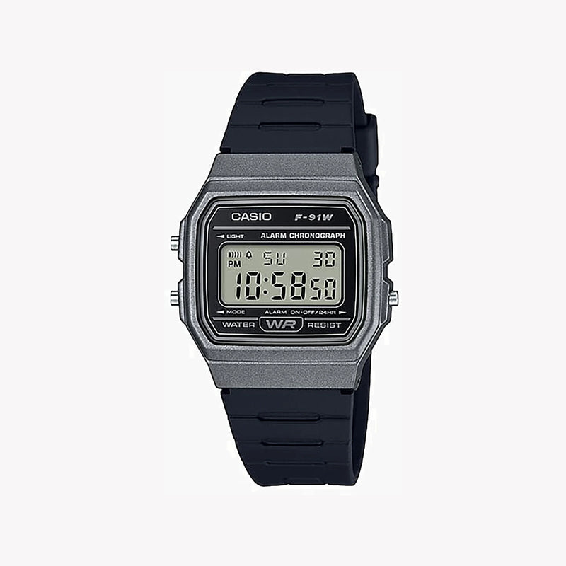 CASIO F-91WM-1B BOLD TIMEKEEPER - SPORTY & FUNCTIONAL MEN'S WATCH with Rugged Design and Precision Features-i-Watch-3