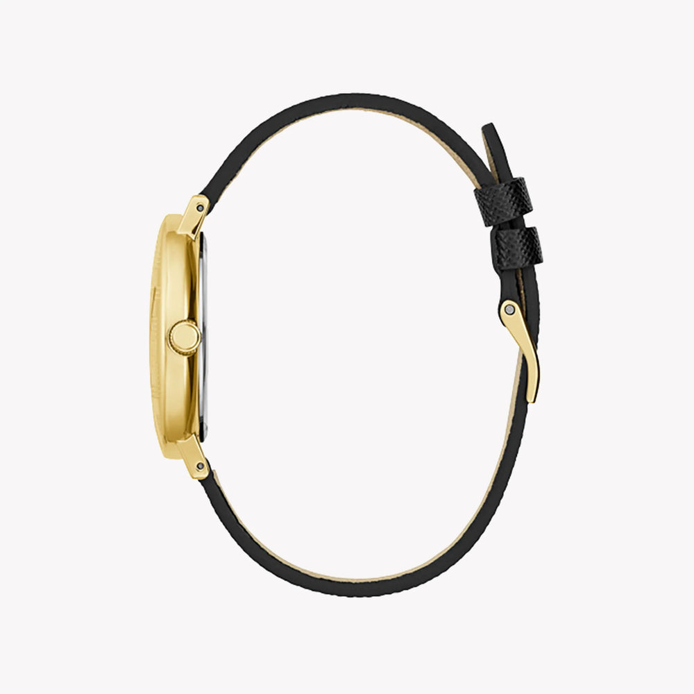 Guess Women's Gold Watch, Black Band | Gw0478l2 by i-watch