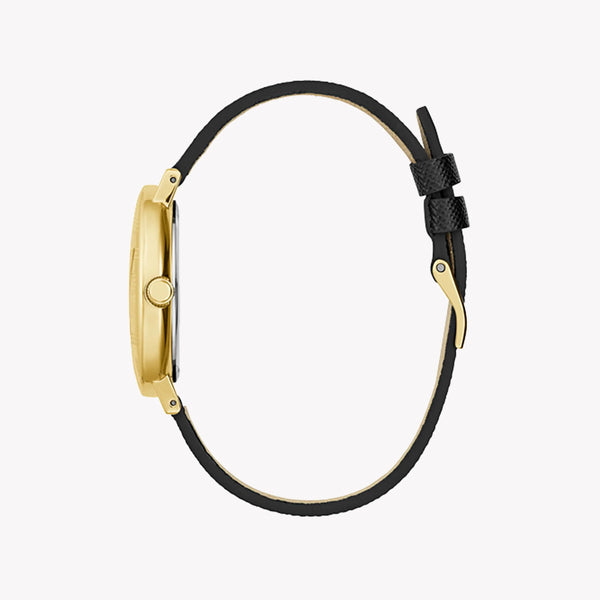 Guess Women's Gold Watch, Black Band | Gw0478l2 by i-watch