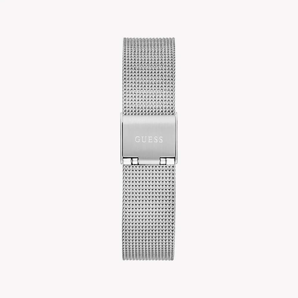 Guess Women's Silver Stainless Steel Watch, Silver Dial | Gw0835l1 by i-watch