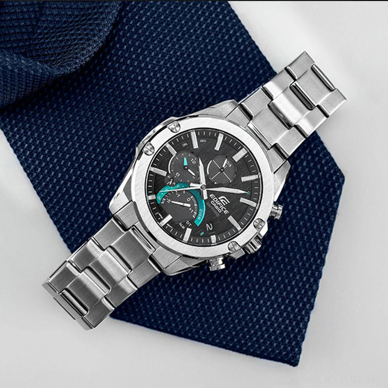 Casio Edifice Eqb-1000d-1adr - Rugged Elegance Men's Smart Watch With Bluetooth And Water Resistance by i-watch