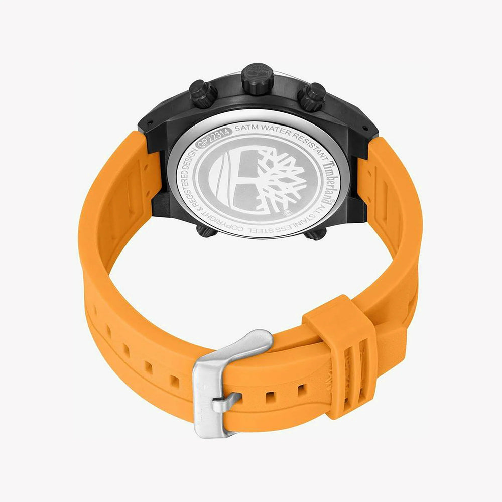 Timberland Men's Black Watch, Orange Band | Tdwgp2231402 by i-watch